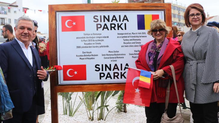 Kardeş kent Sinaia Parkı açıldı 