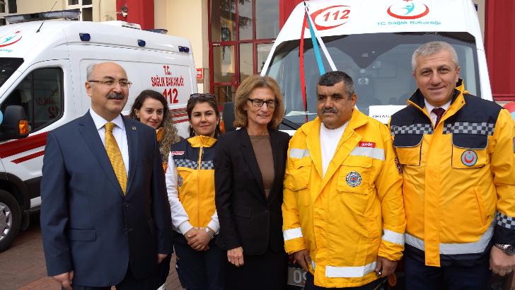 Aydın’a beş yeni ambulans