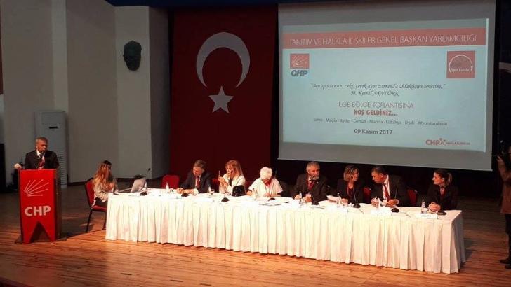 Kayalı ve Meclis Üyeleri CHP Spor Kurulu Ege Bölge Toplantısı'na katıldı
