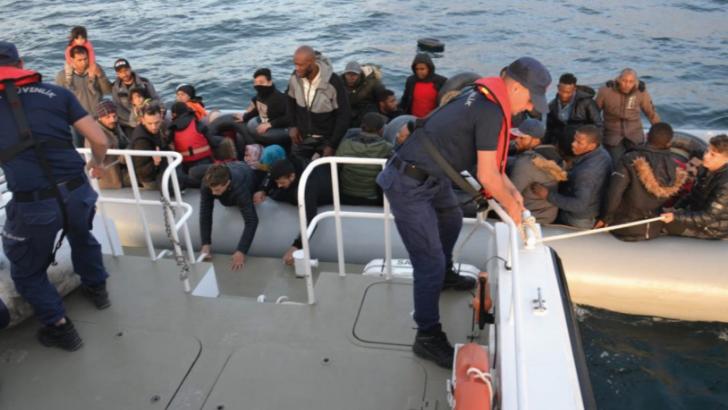  14’ü çocuk 47 kaçak göçmen yakalandı 